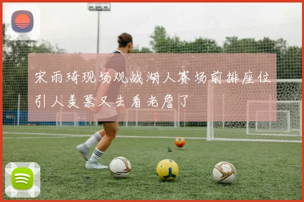 宋雨琦现场观战湖人赛场前排座位引人羡慕又去看老詹了